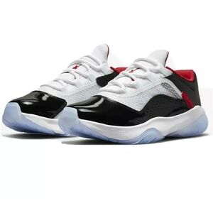 Nike Air Jordan 11 Size 6Y CMFT Low GS Black White Red Shoes CZ0907-160 NEW